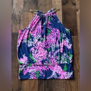 Lily Pulitzer Halter Top Size Large